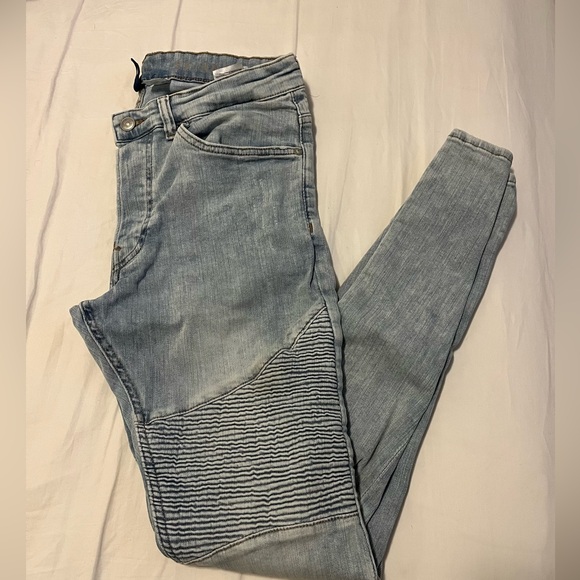 Men’s Denim Biker Jeans - Picture 3 of 10